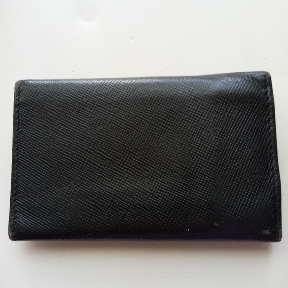 Prada Nero (Black) Nylon and Saffiano Leather 5 Key Holder Case - Picture 3 of 14